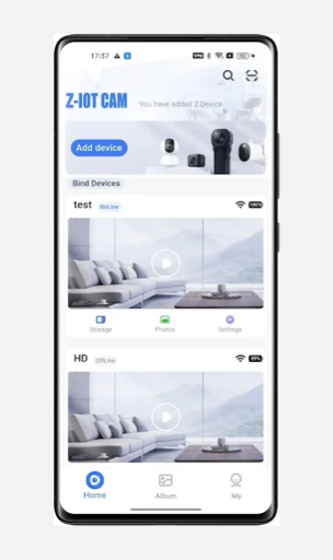 Z-IOT CAM app screenshot 1